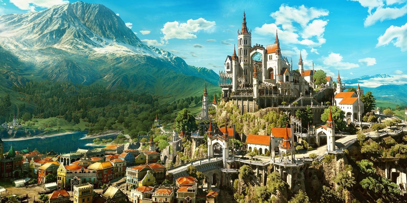 Beauclair City as seen in The Witcher III: Wild Hunt
