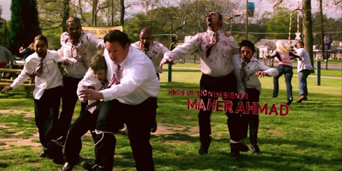 The Zombies Attack In The Zombieland Opening 