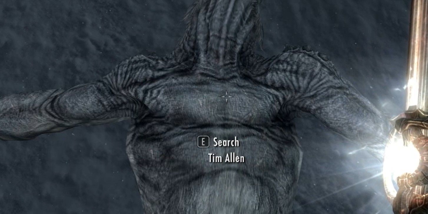 Tim Allen Skyrim Mod Rename Frost Trolls