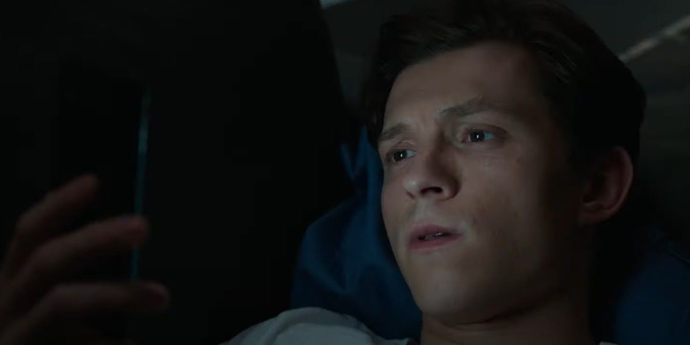 Tom Holland as Peter Parker in Spider Man No Way Home