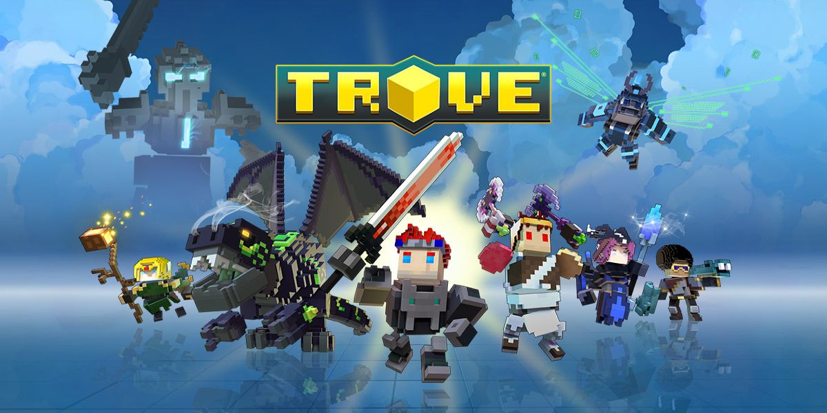 Promotional art for the Nintendo Switch game Trove.