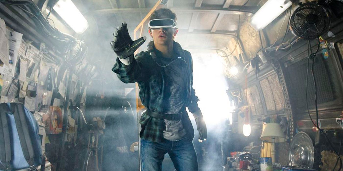 Wade playing the game in Ready Player One.
