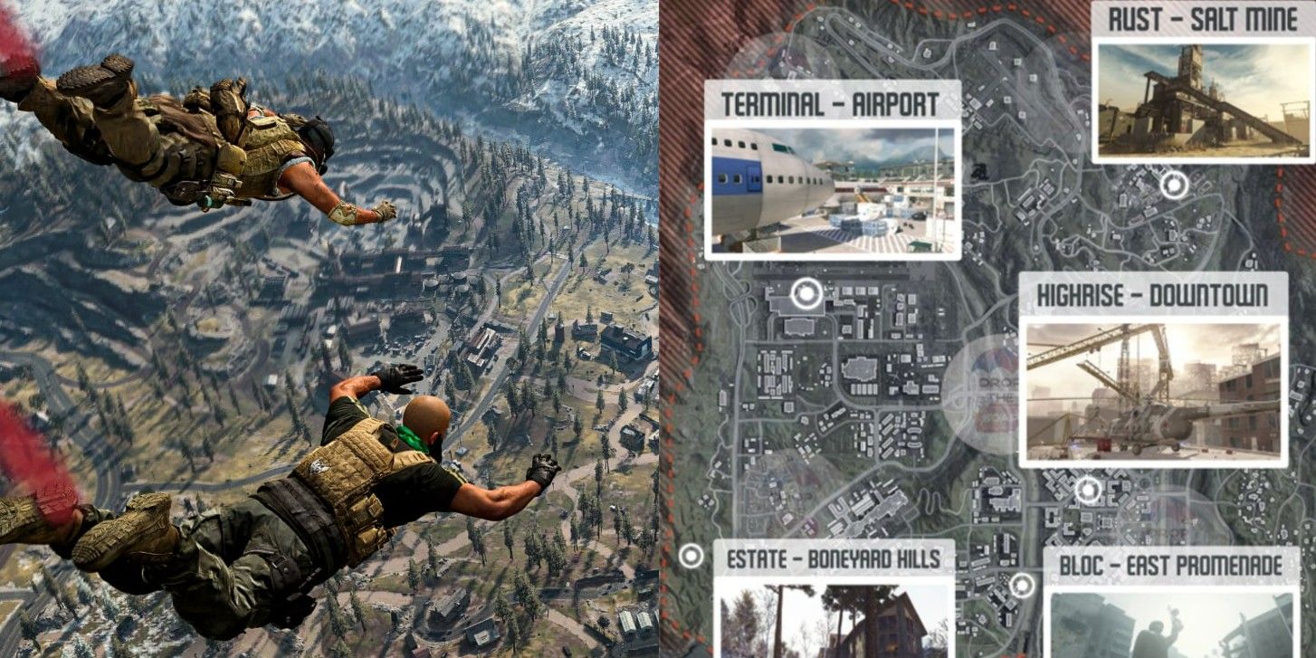 Modern Warfare Warzone Map Overview