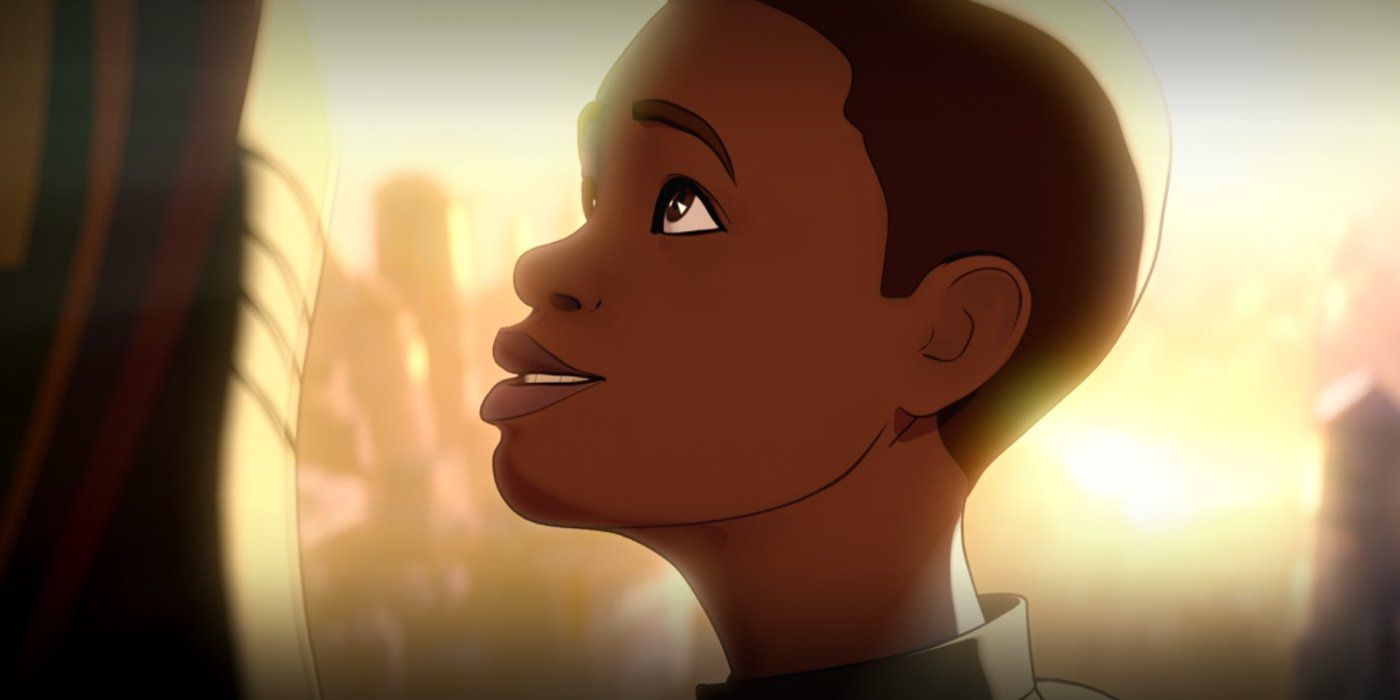 Young T'Challa smiles in Marvel's What If...?
