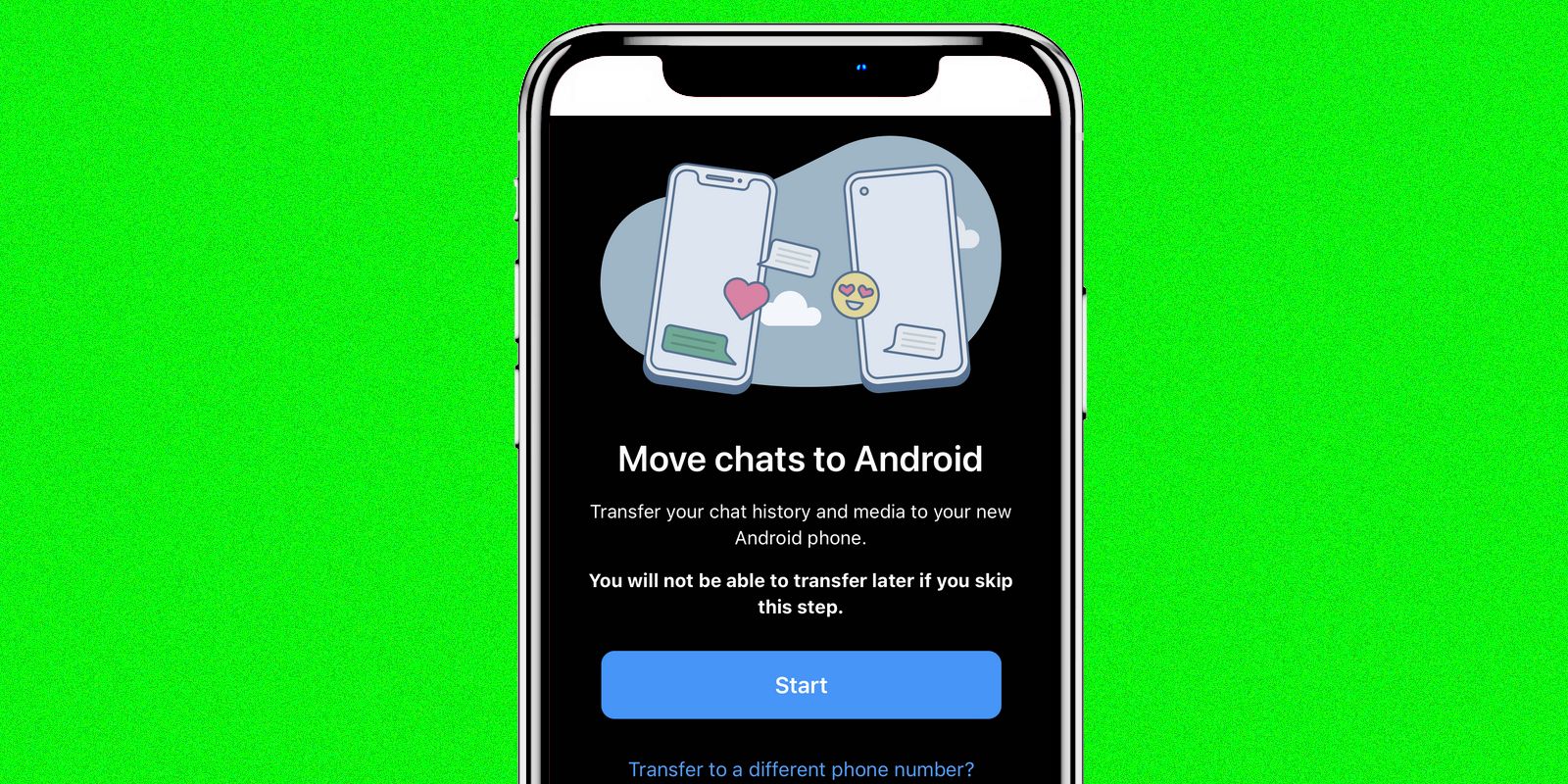 how to move all whatsapp chats to new phone