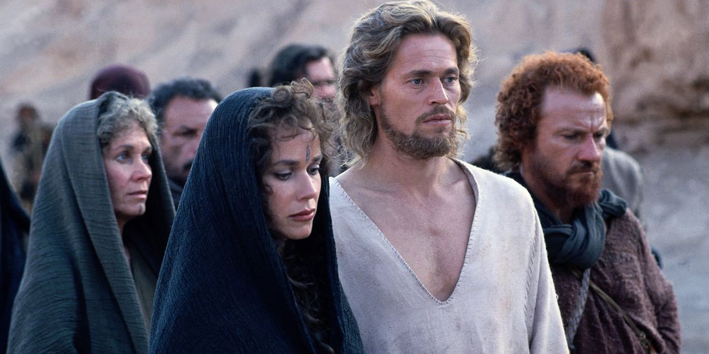 Willem Defoe as Jesus in The Last Temptation Of Christ.