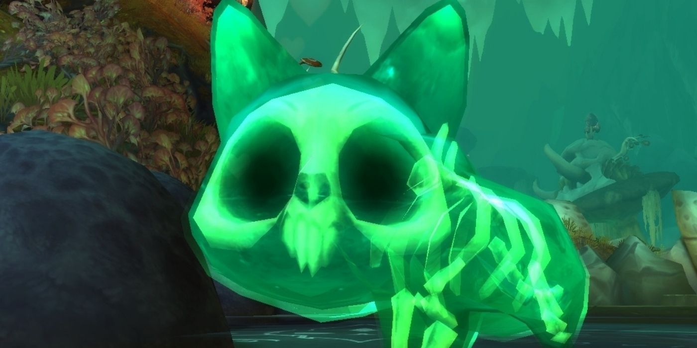 A Jelly cat in World of Warcraft Shadowlands