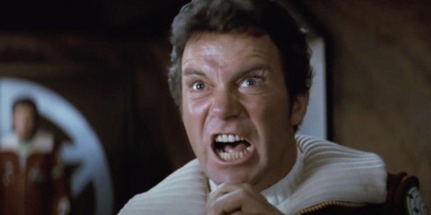 Kirk screams Khan's name in an iconic, yet silly scene