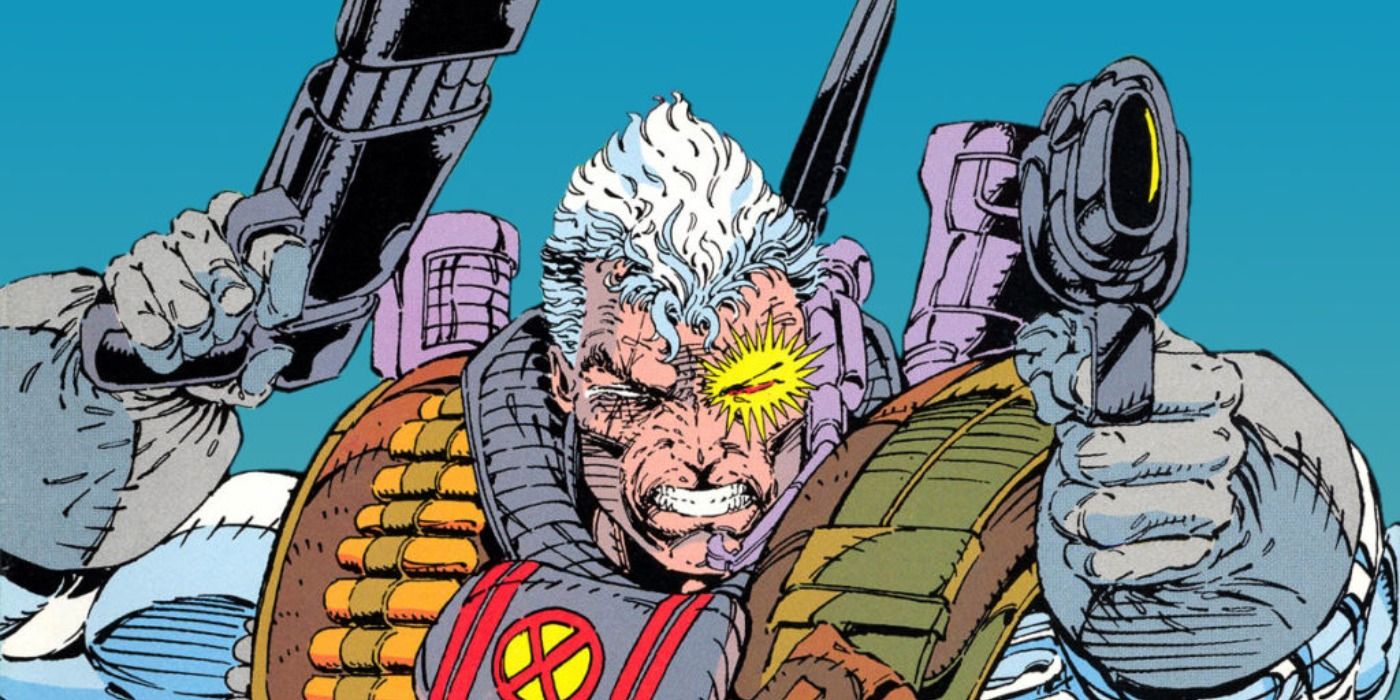 Cable with his guns leading X-Force.