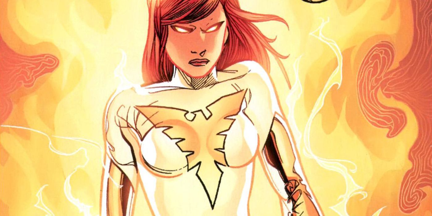 Jean Grey as the White Phoenix of the Crown in the X-Men comics