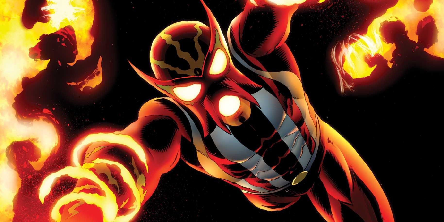 Sunfire uses his powers in X-Men comics.