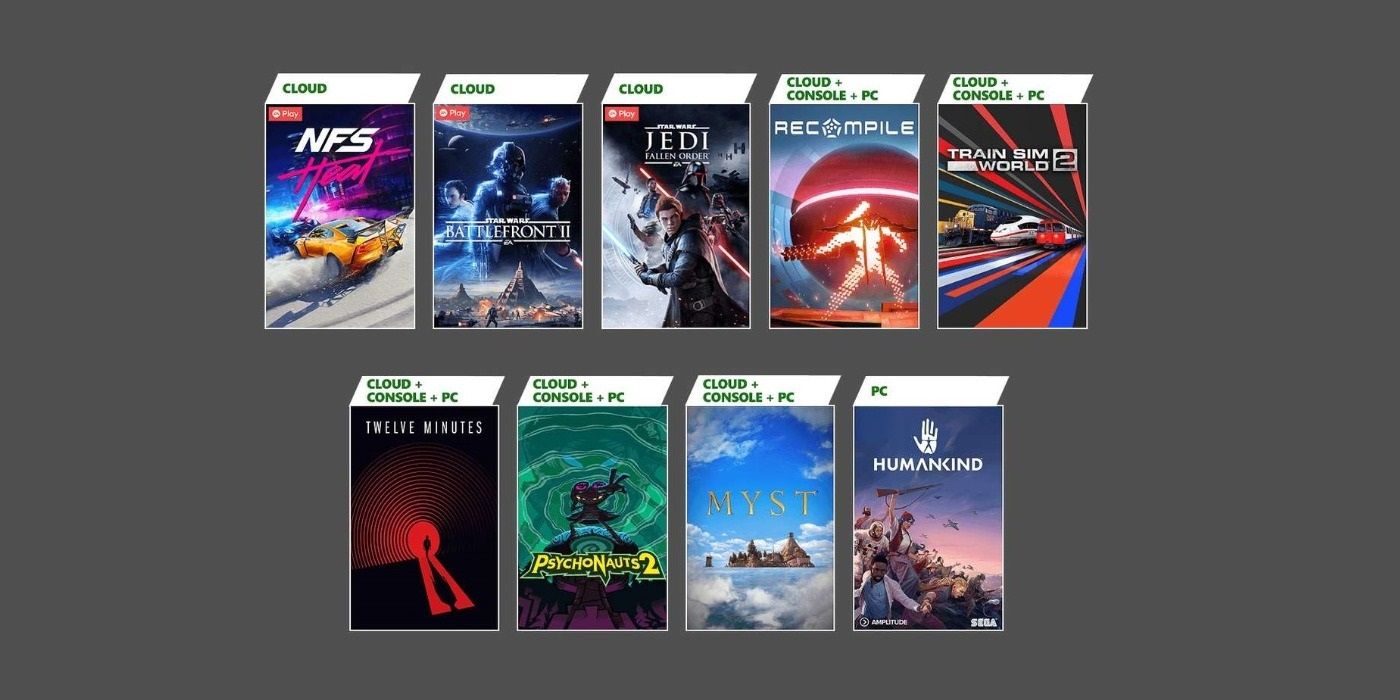 Xbox Game Pass August 2021 Games Cover