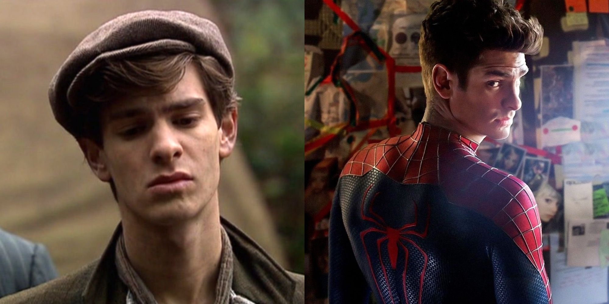 Andrew Garfield as Frank in Doctor Who and Peter Parker in The Amazing Spider-Man
