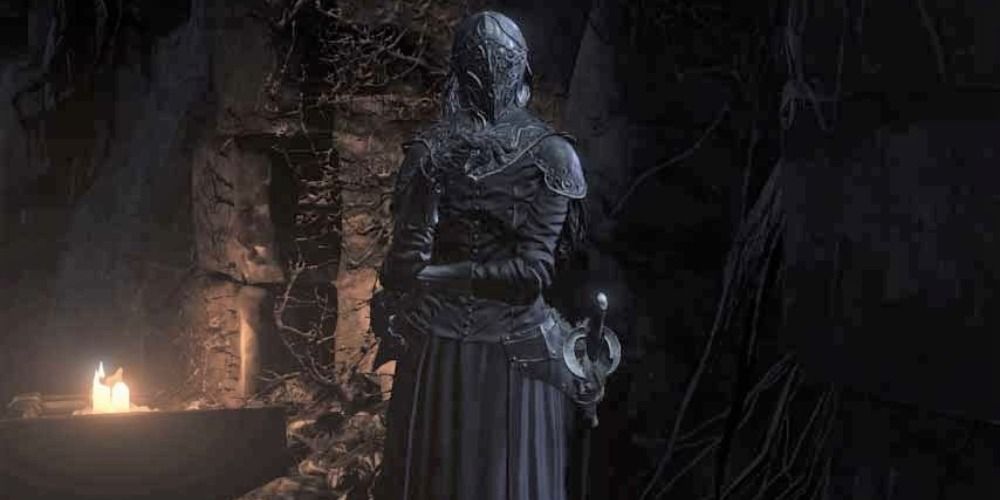 Yuria of Londor at Firelink Shrine in Dark Souls 3