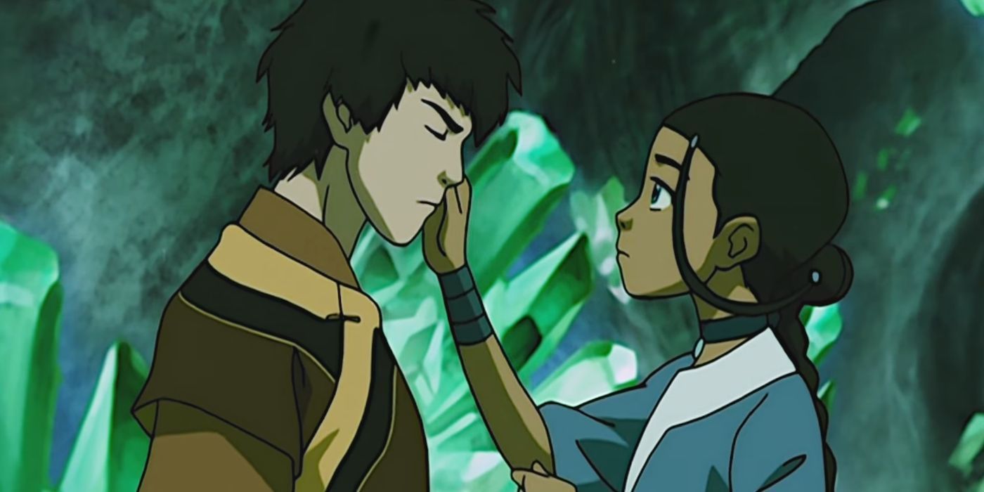 Zuko and Katara in Avatar: The Last Airbender