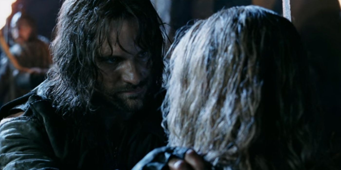 aragorn talking to haleth in The Lord of the Rings