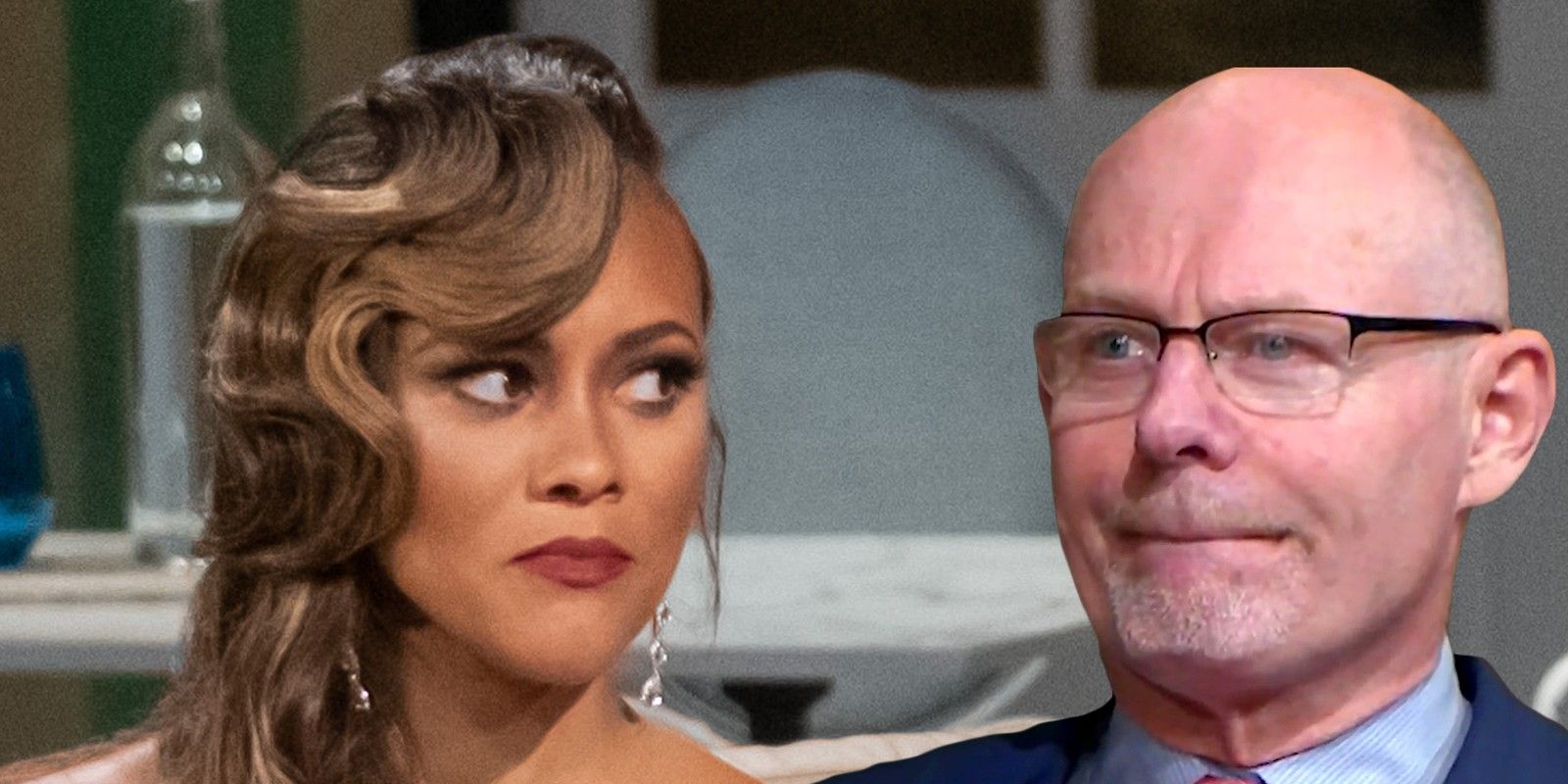 Ashley and Michael Darby looking confused in RHOP