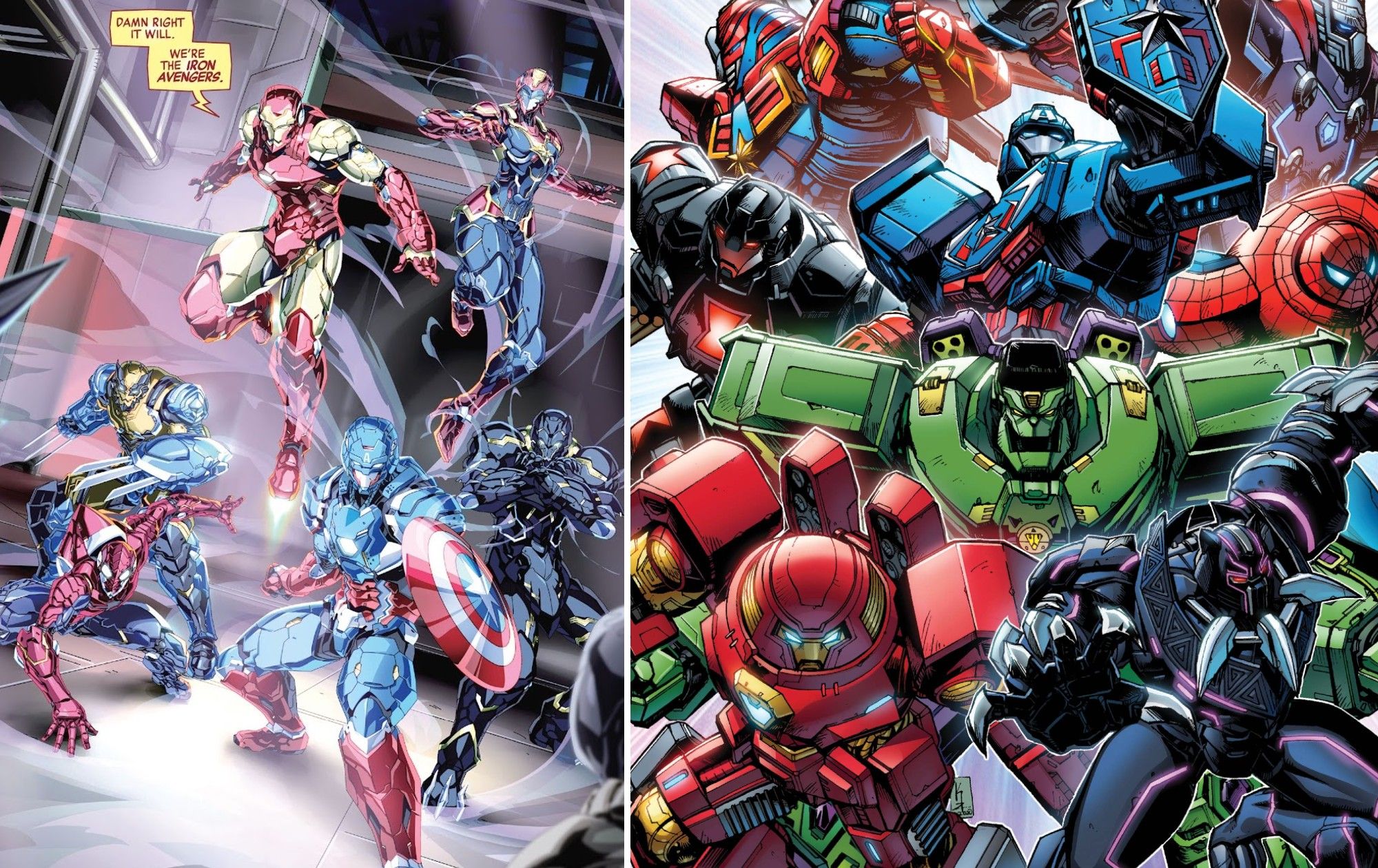 Tech-On Avengers vs Avengers Mech Strike: Which Team Has Cooler Armor?