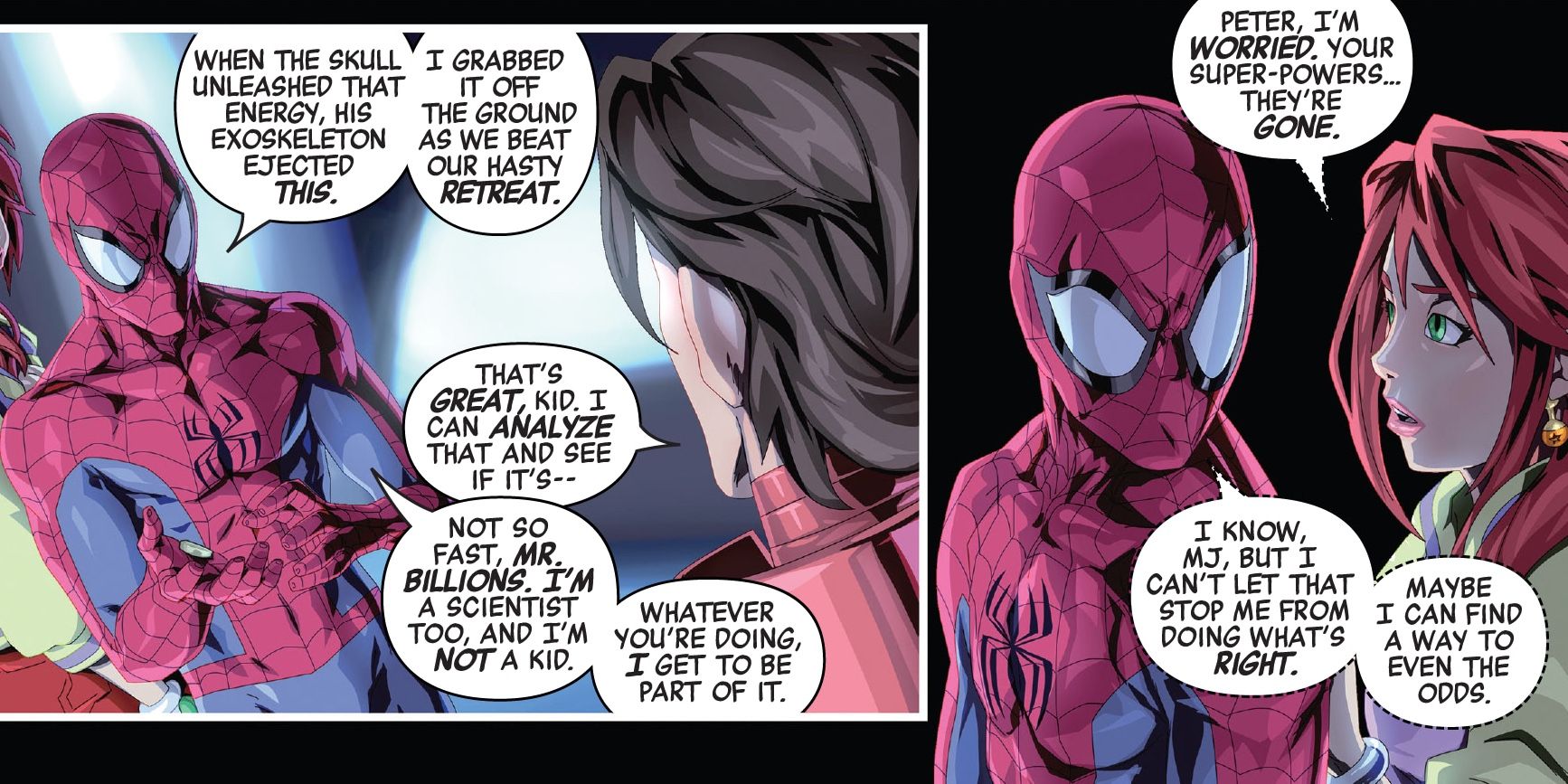 Tech On Spider-Man sasses Iron Man