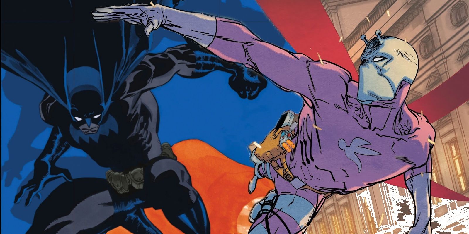 Batman and Killer Moth in the comics.