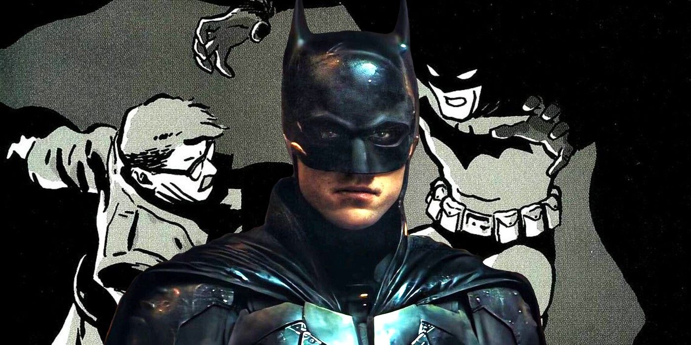 batman robert pattinson comics inspiration