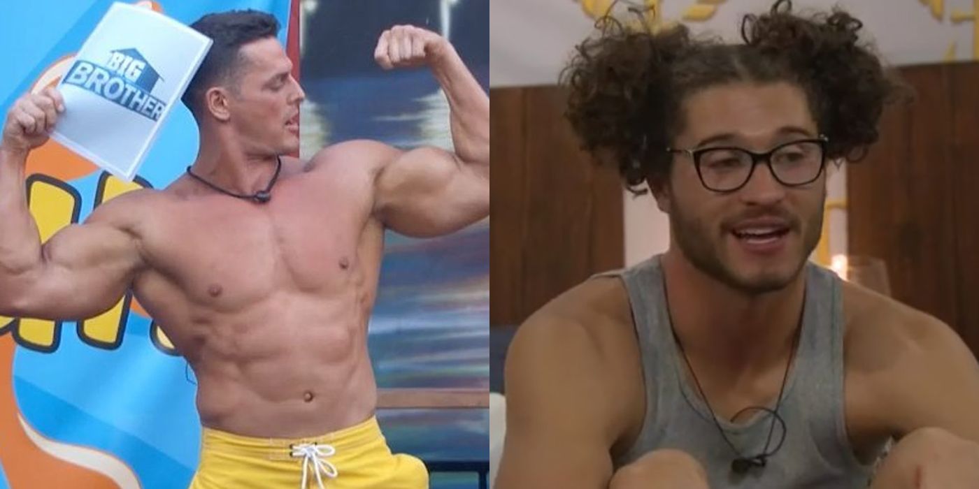 Split image of Jessie and Christian from Big Brother.