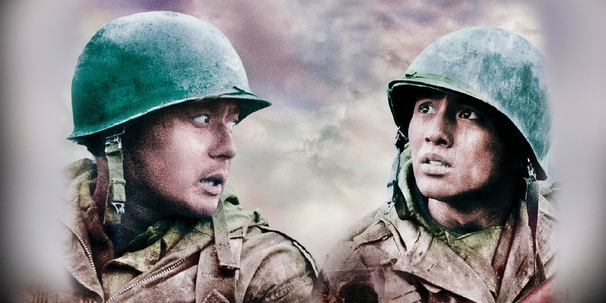 Two soldiers looking distressed in Brotherhood of War 