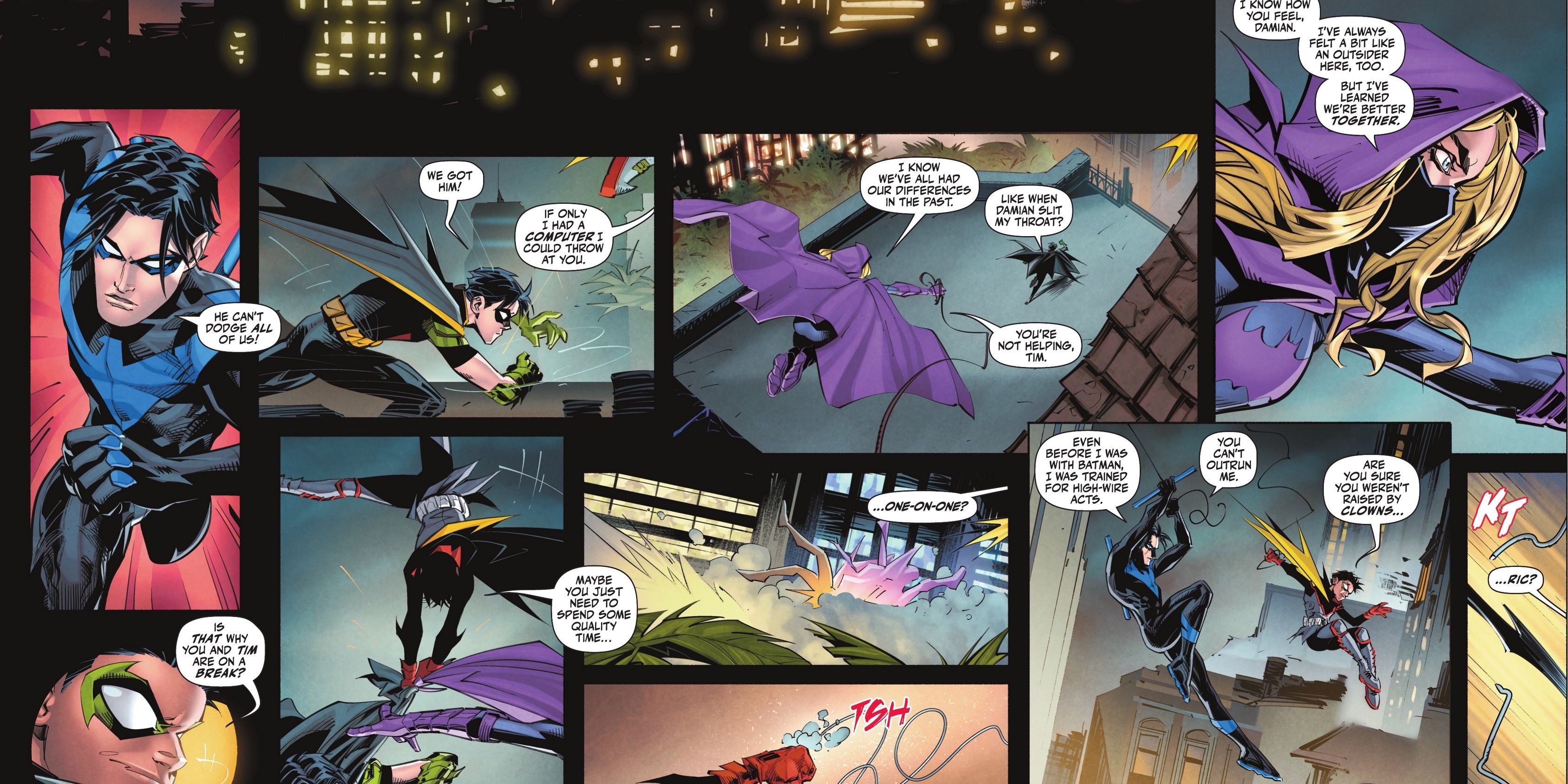 Damian Wayne roasts the Bat-Family
