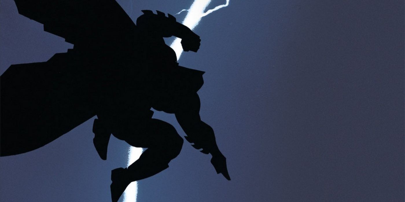 The cover art of The Dark Knight Returns