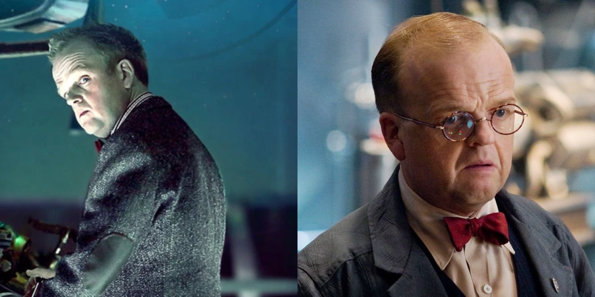 Toby Jones as the Dream Lord in Doctor Who and Dr. Zola in Captain America: The First Avenger