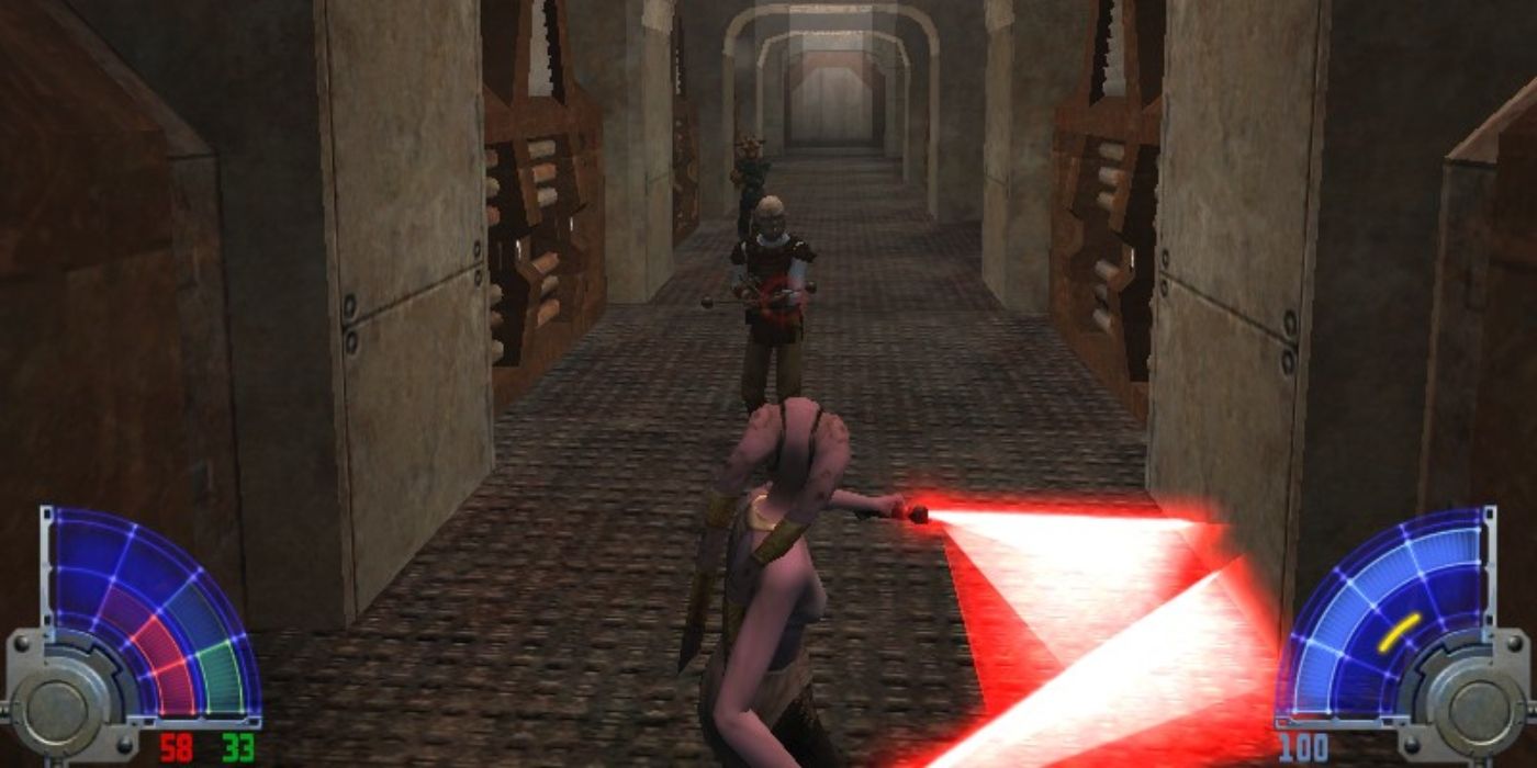 Players could dual-wield lightsabers in the best star wars game, Jedi Academy