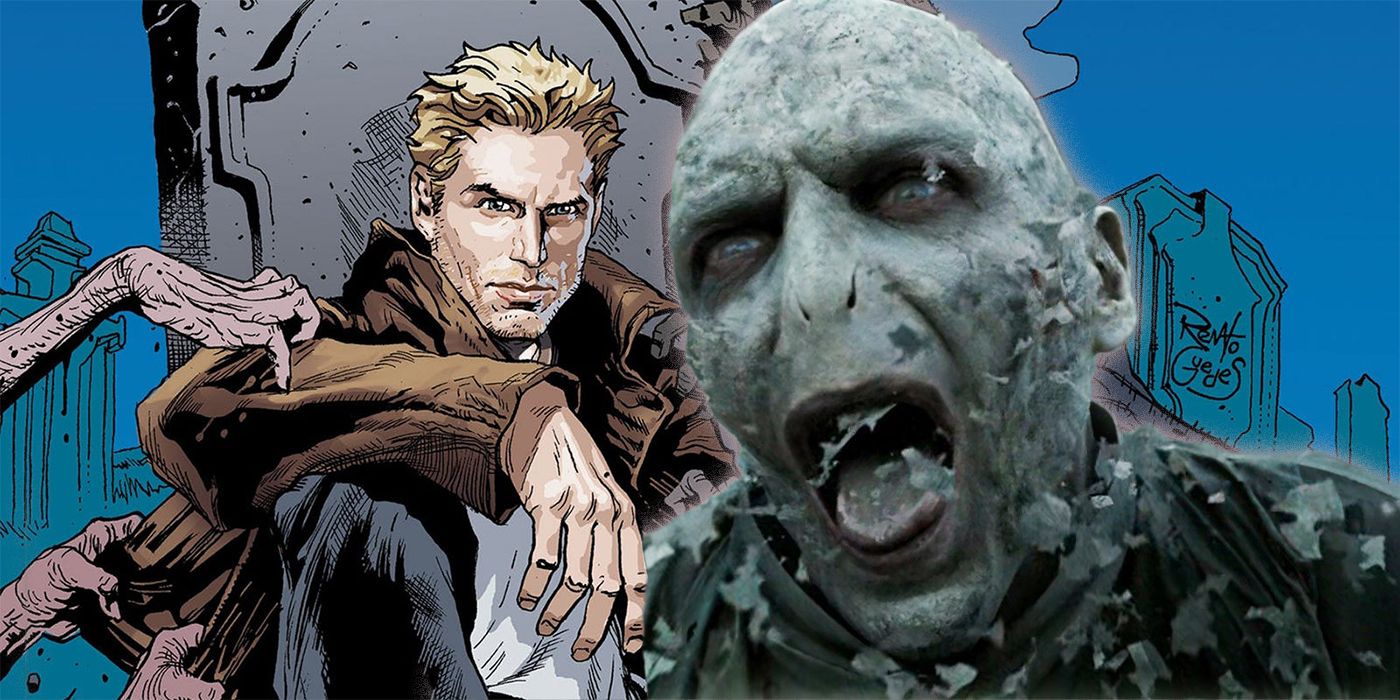 John Constantine from DC Comics and Lord Voldemort from Harry Potter.