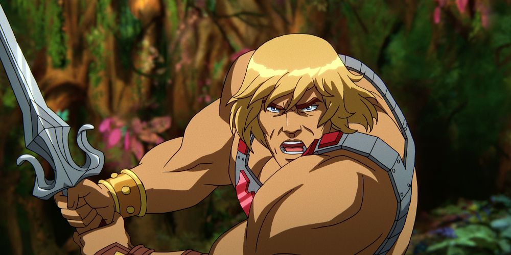 He-Man wields his Sword of Power in Masters of the Universe: Revelation
