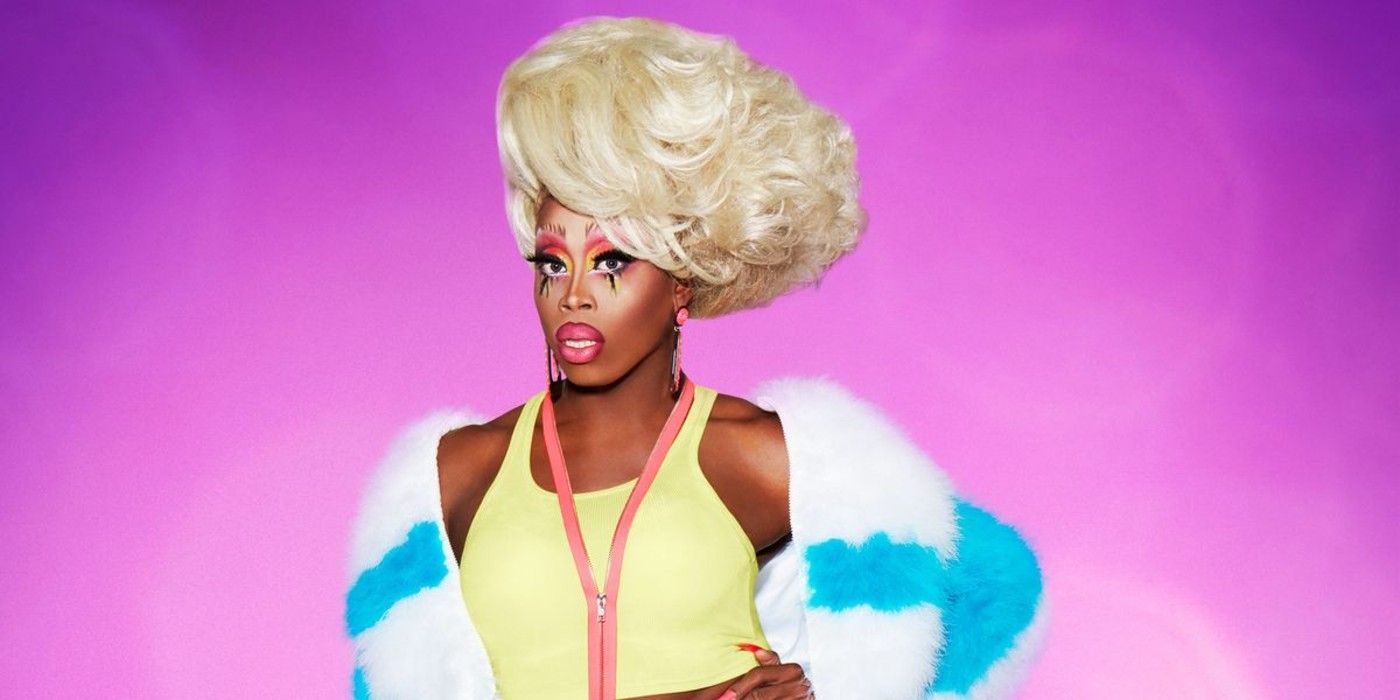 Monique Heart poses for a publicity still in RuPaul's Drag Race.