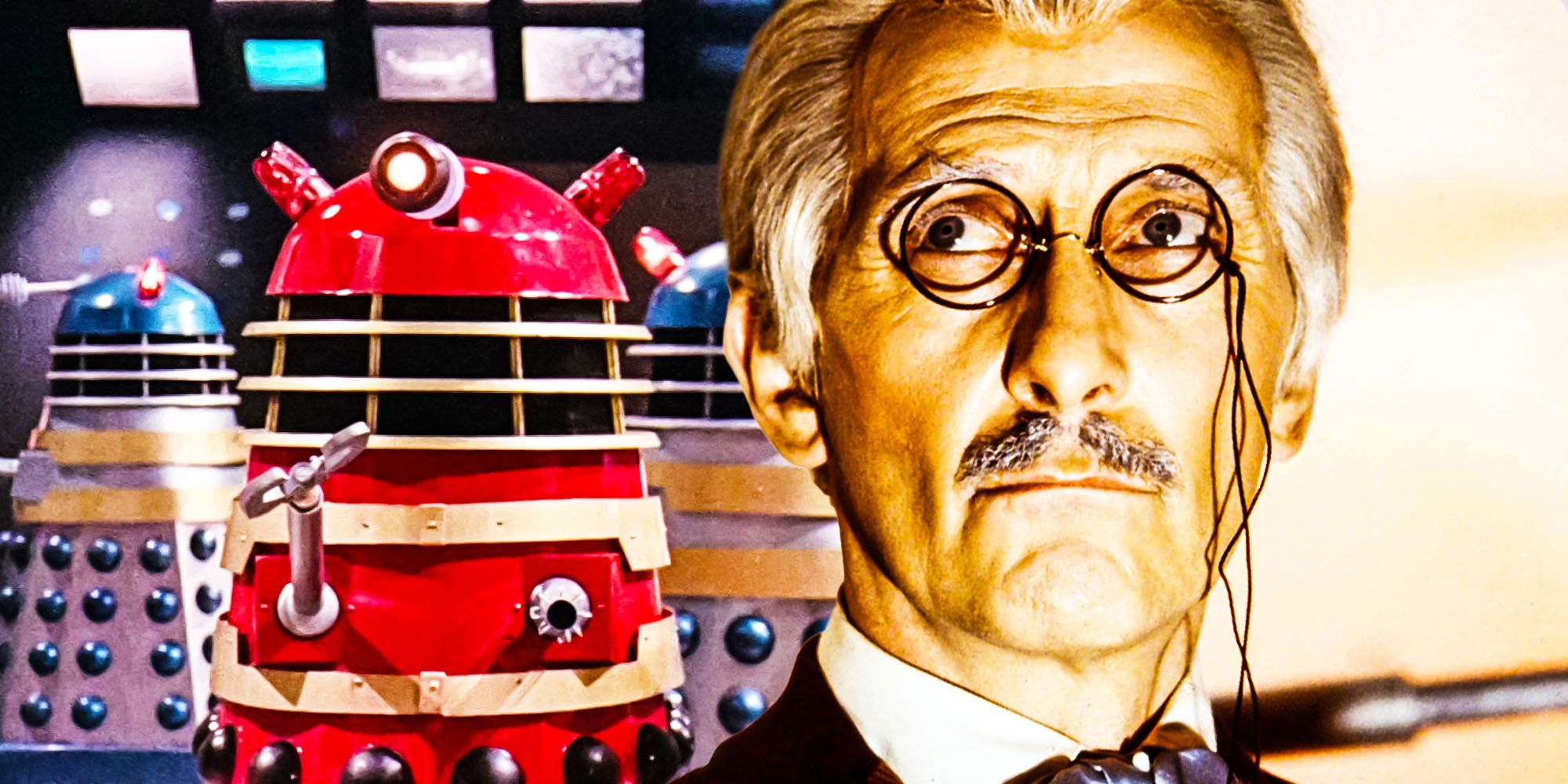 peter cushing Doctor who movies not canon