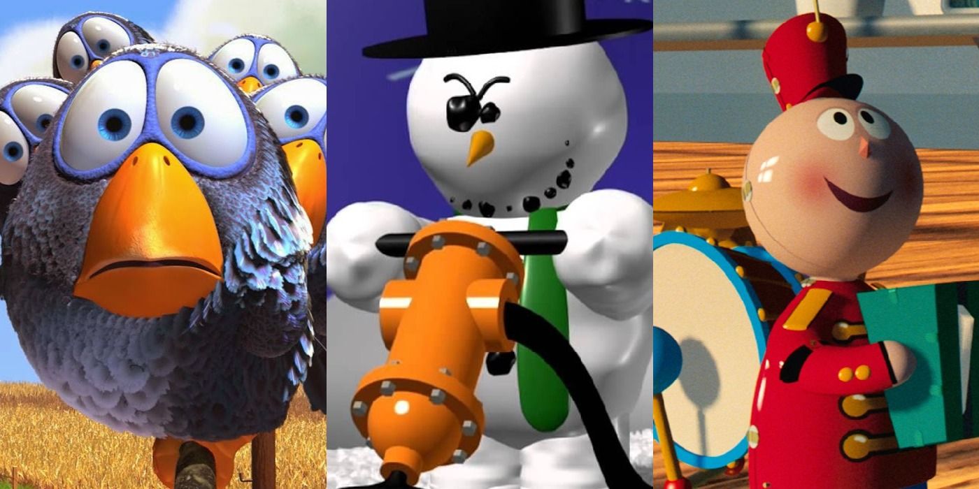 Compilation of characters from Pixar shorts.