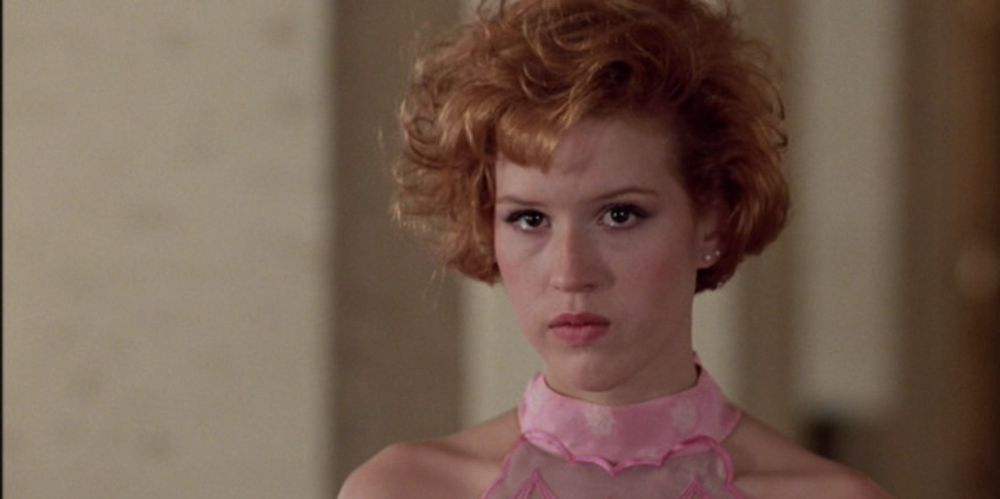 Molly Ringwald Wig Red 80s Movie Costume Andie Claire Sam Baker Pretty In Pink 