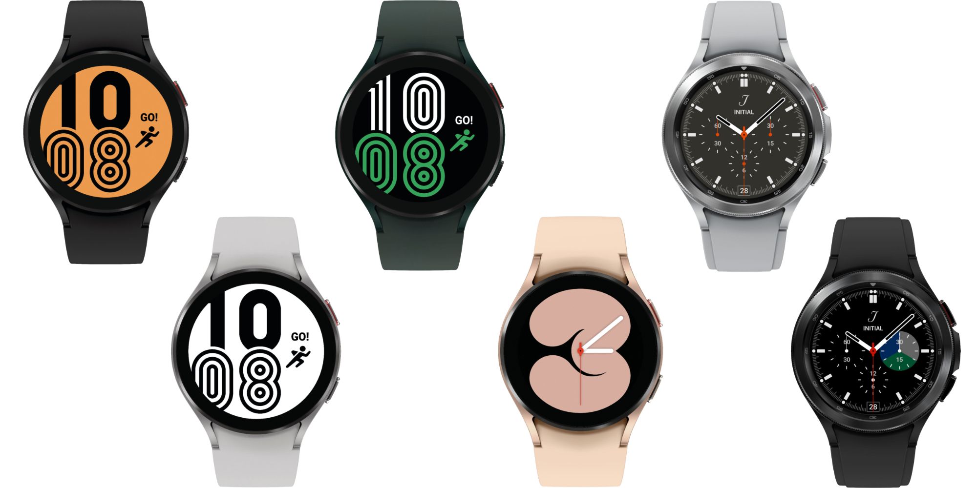Samsung Galaxy Watch 4 and Watch 4 Classic in all available colors