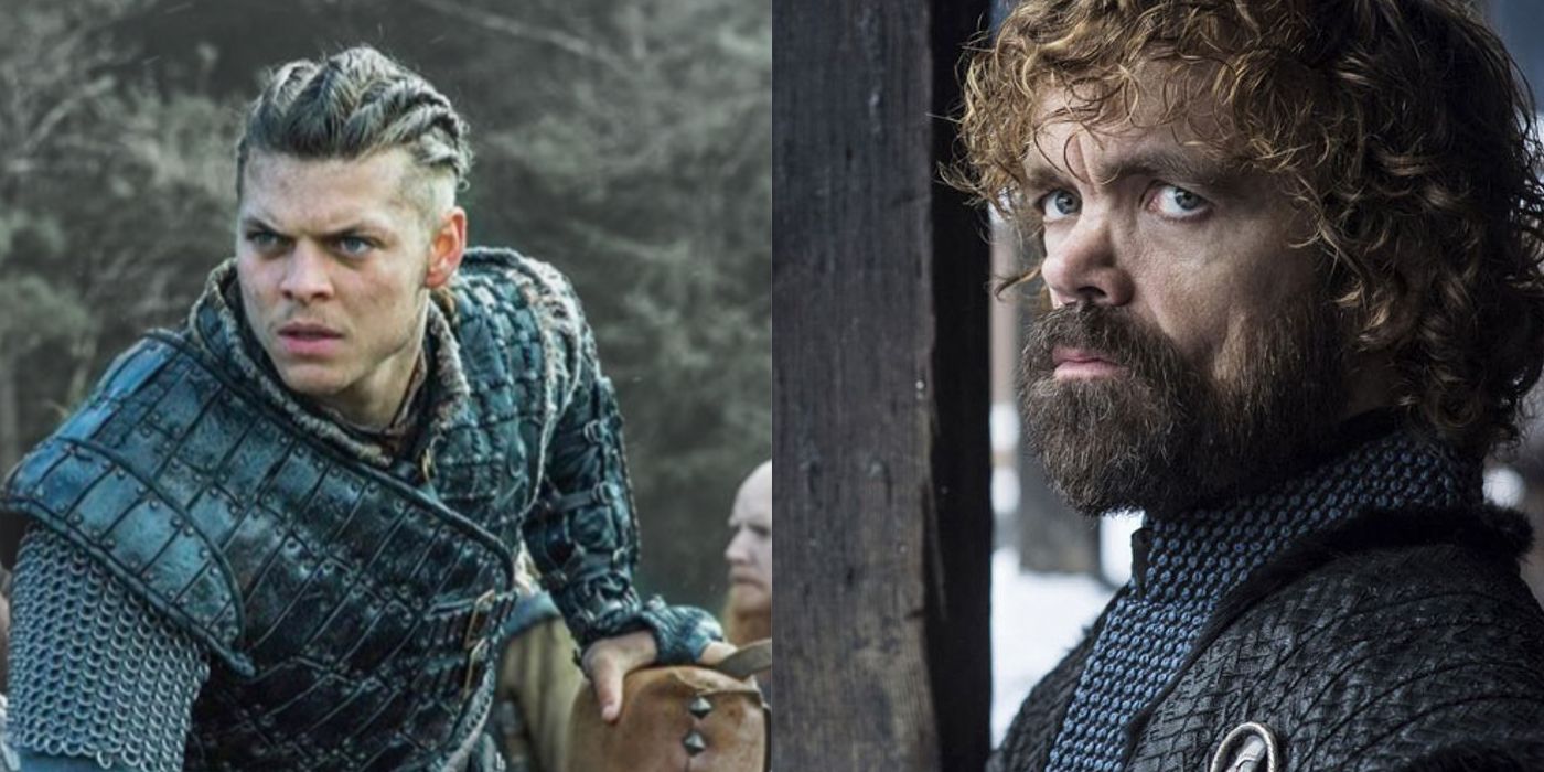 split image ivar vikings and tyrion game of thrones