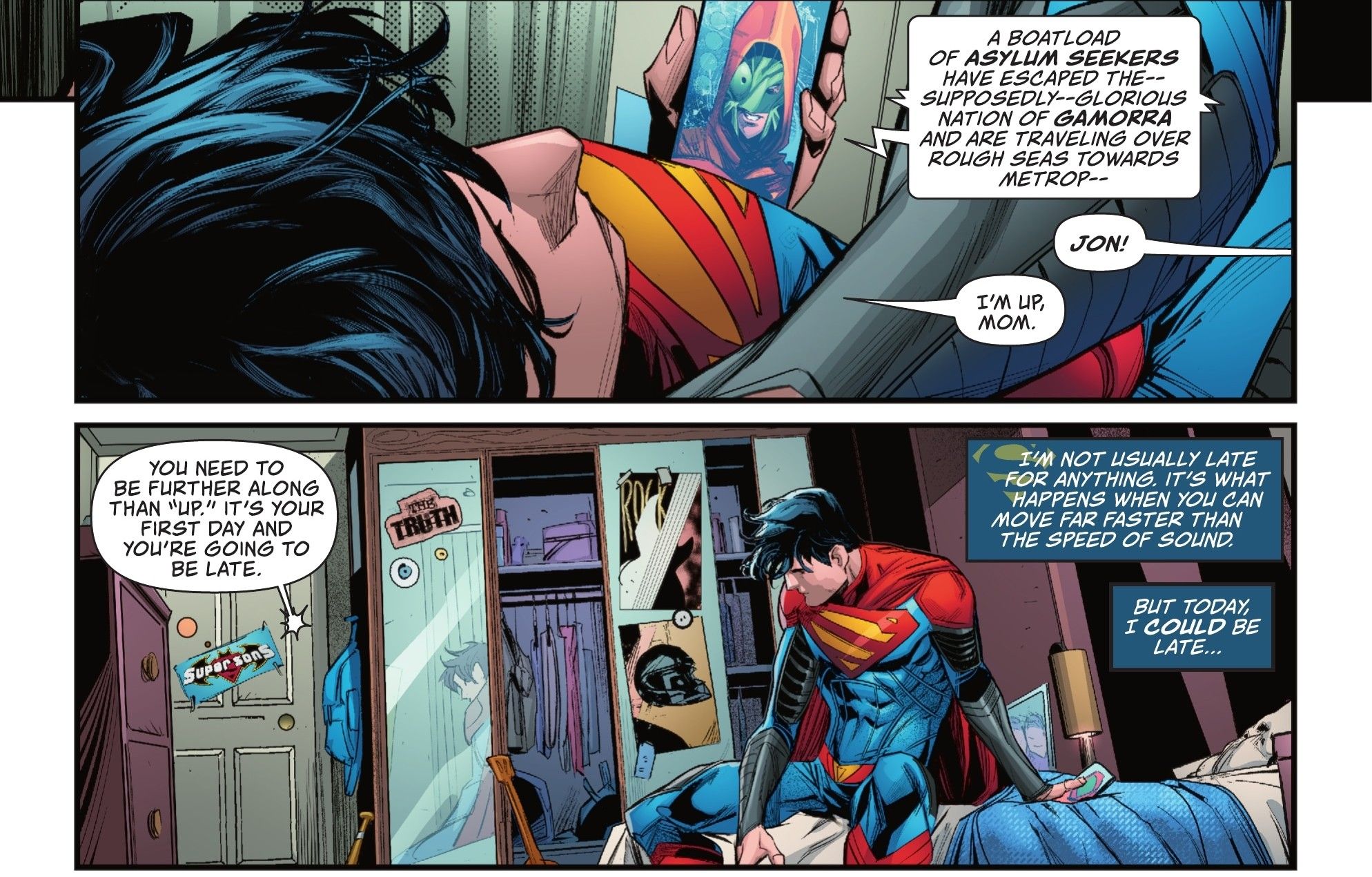 superman son of kal el saying mom