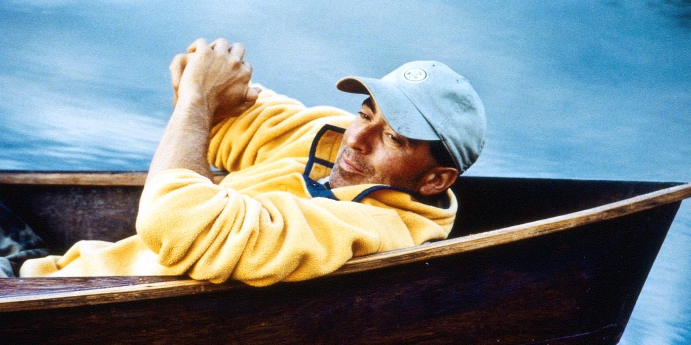 Keith Famie in a canoe on Survivor: Australia