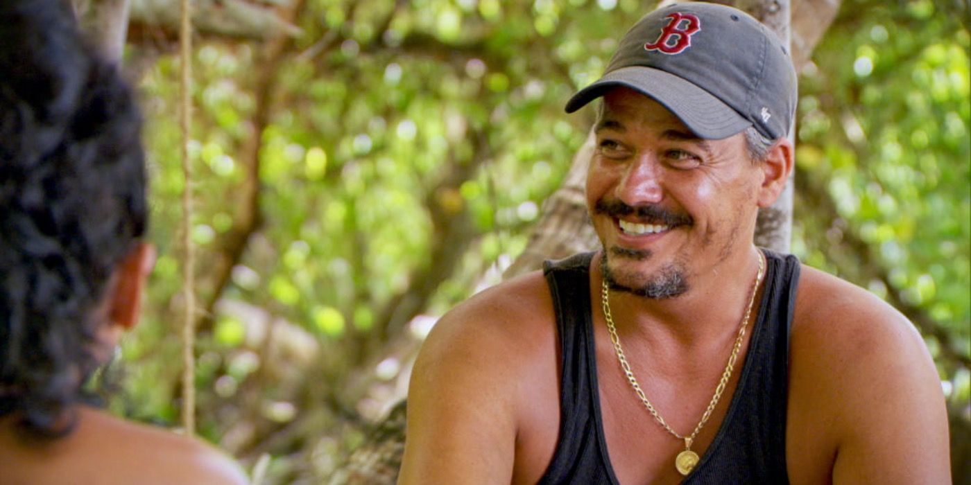 Rob Mariano sorrindo em Survivor: Winners at War.