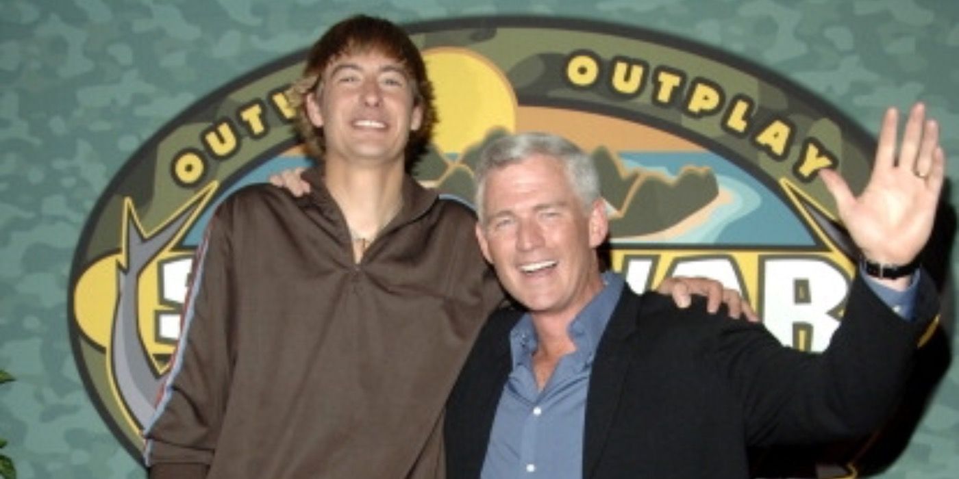 Tom and Ian at the finale of Survivor: Palau