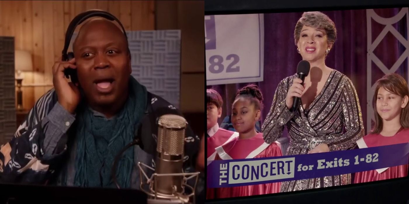 Titus and Dionne Warwick singing on Unbreakable Kimmy Schmidt