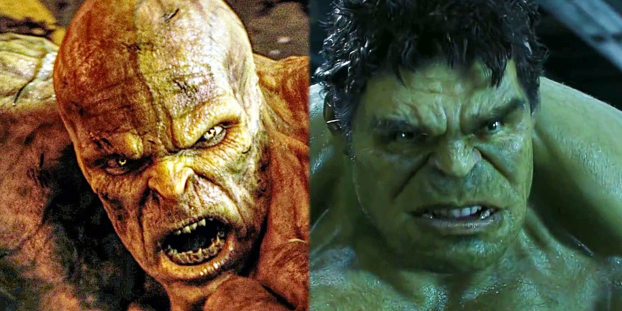 Abomination and Hulk in The Incredible Hulk and The Avengers