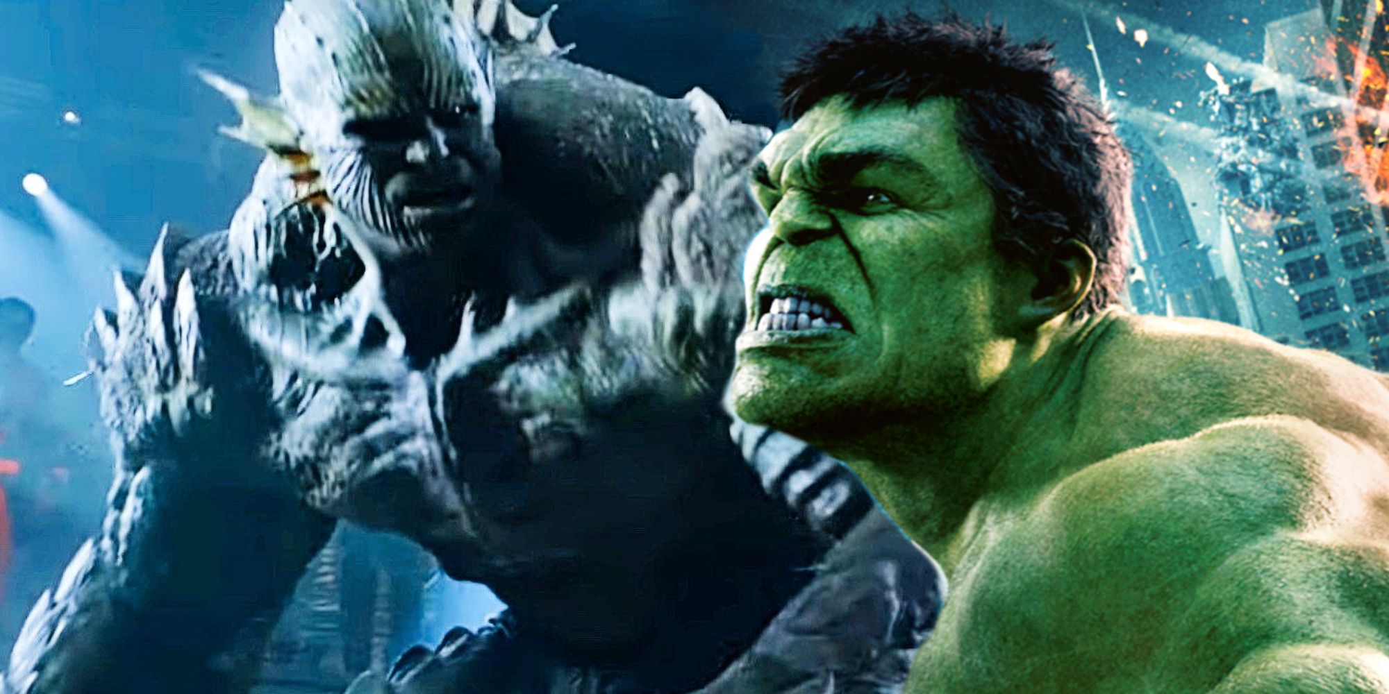 Abomination in Shang-Chi and Hulk in The Avengers Vertical