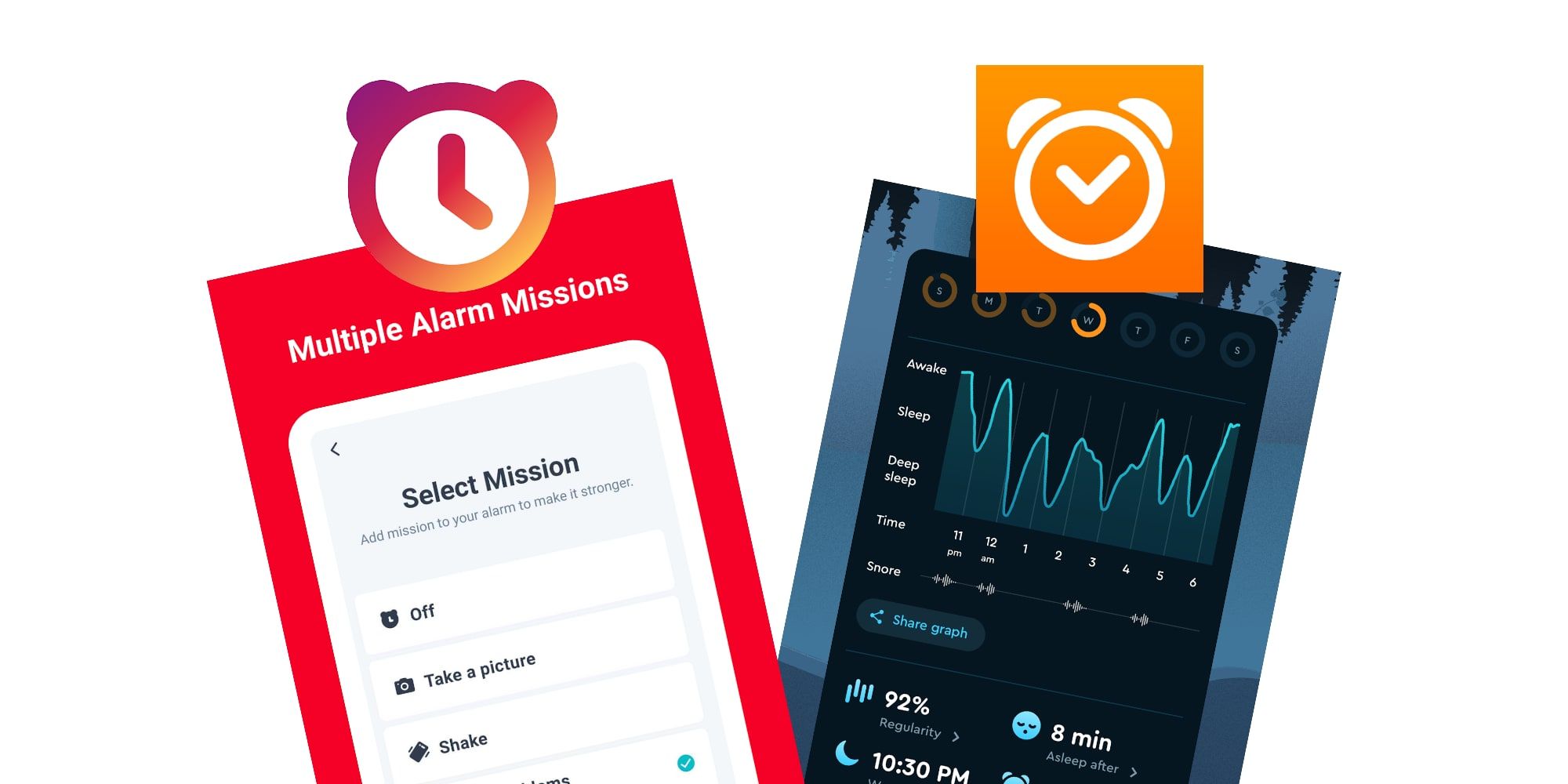 Android Alarm Apps Alarmy Sleep Cycle Wake