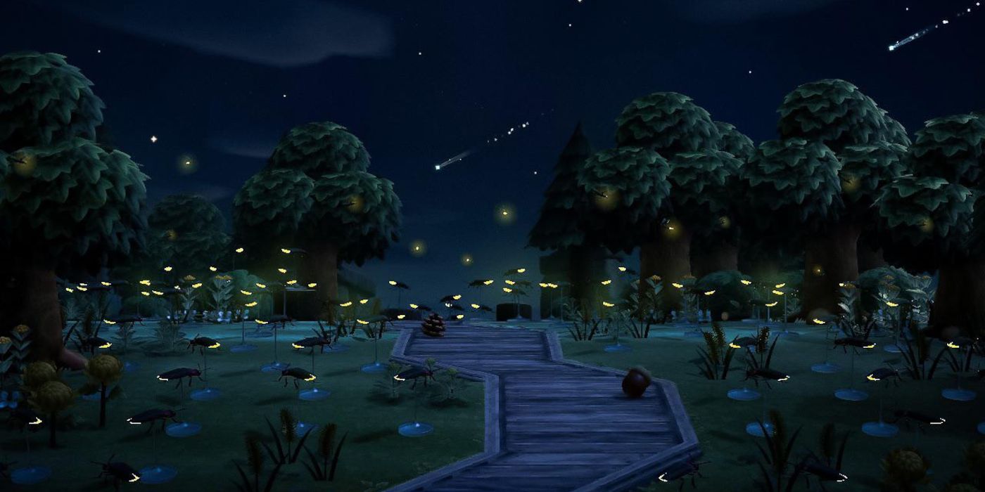 Animal Crossing New Horizons Fireflies Field