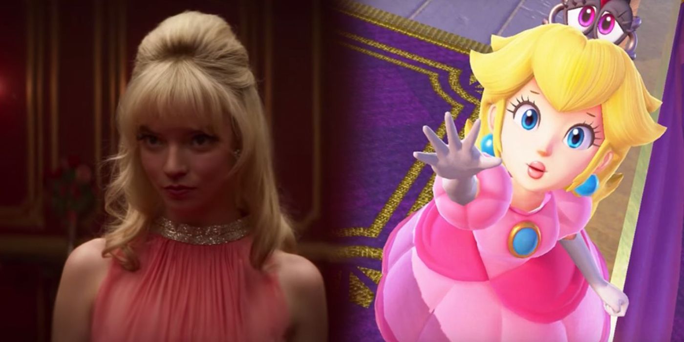 Anya Taylor-Joy, Chris Pratt & Charlie Day Channel Princess Peach