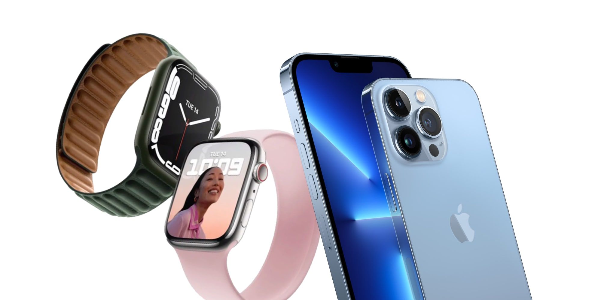 Apple Watch Series 7 And iPhone 13 Pro